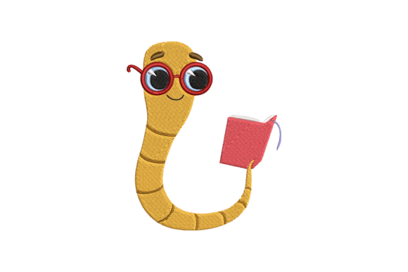 Back to School Worm Reading