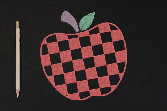 Checkered Print Apple