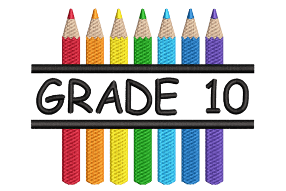 Grade 10 Split Colored Pencils