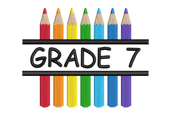 Grade 7 Split Colored Pencils