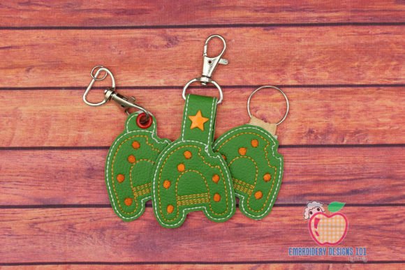 Letters a Keyfob Keychain ITH