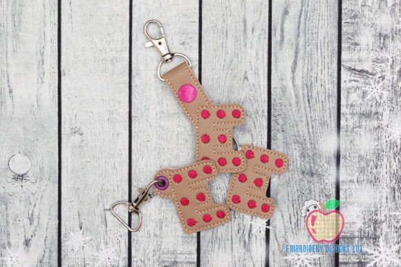 LETTERS E ITH KeyFob Snaptab