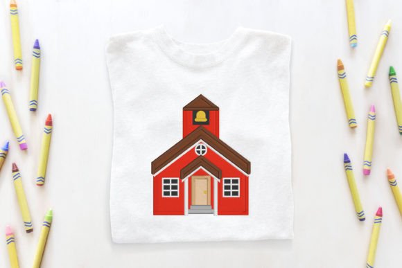 Schoolhouse Applique Embroidery