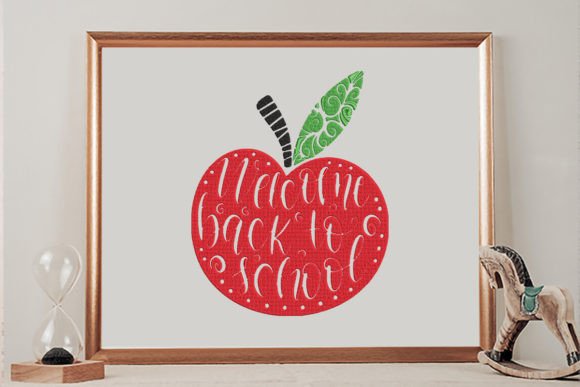 Welcome Back to School Apple